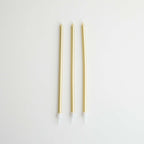 Kerzen - Gold Extra Hoch mit Haltern Pk/16 (18cm / 7")