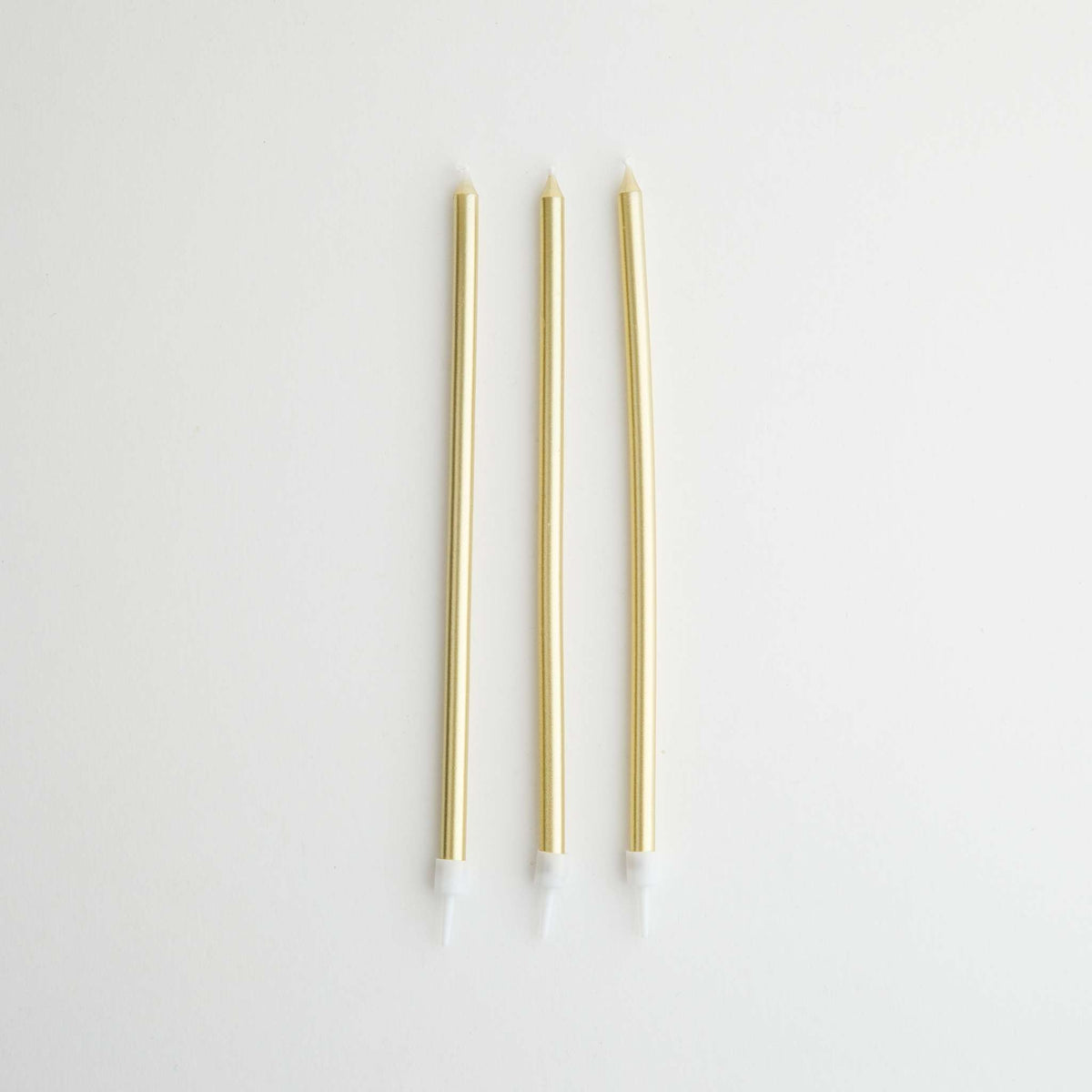 Gold Tall Candles Set Of 16