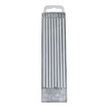 Kerzen - Silber Extra Hoch mit Haltern Pk/16 (18cm / 7")