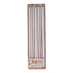 Kerzen - Roségold Extra Hoch mit Haltern Pk/16 (18cm / 7")