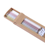 Bougies - Lot de 16 assorties avec porte-bougies (18cm / 7 po)
