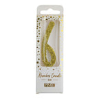 Gouden Glitter Cijferkaars 6