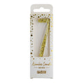 Gouden Glitter Cijferkaars 7