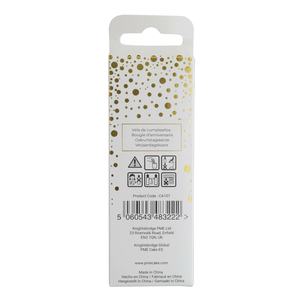 Gouden Glitter Cijferkaars 7