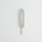 Zilveren Glitter Nummer Kaars 0