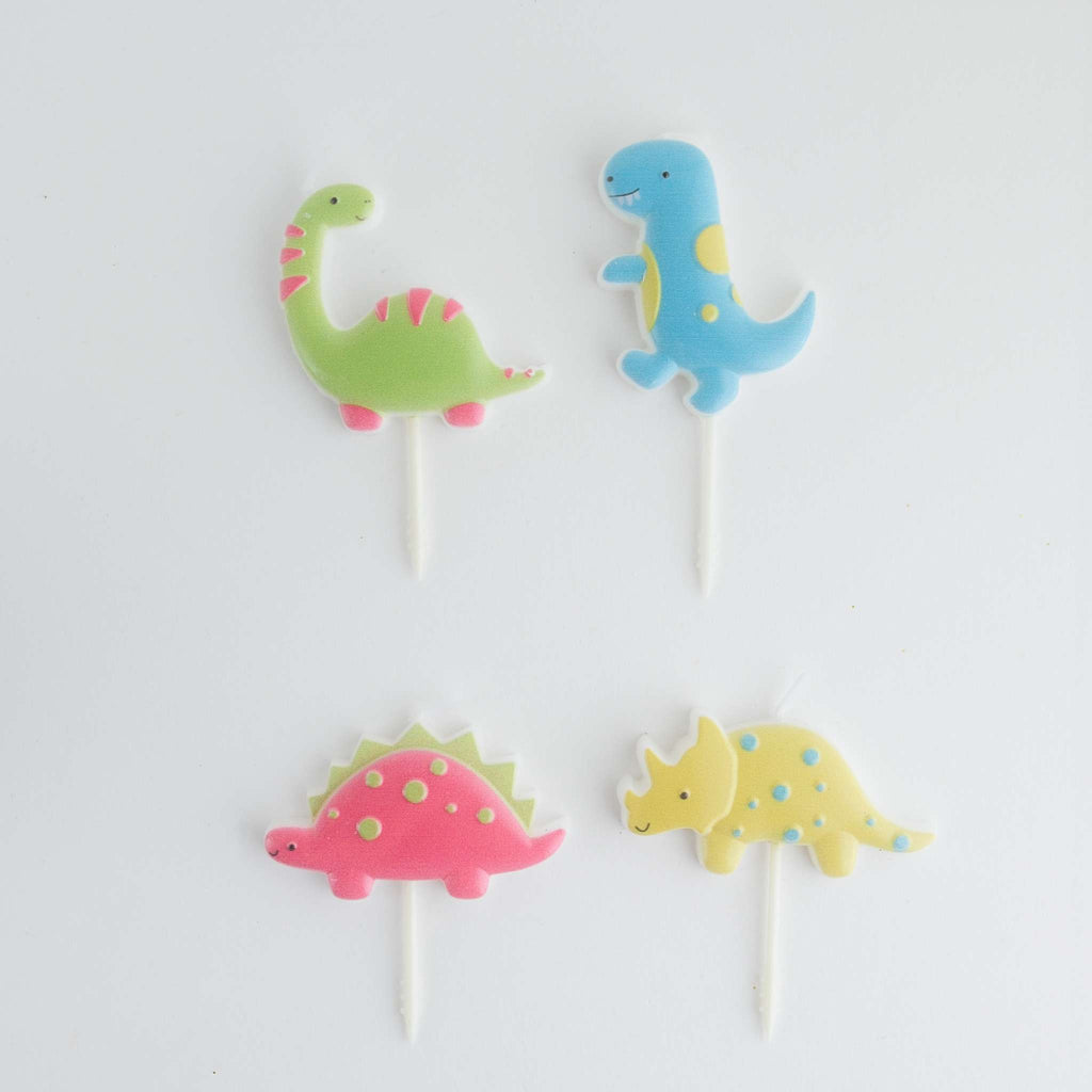 Dinosaur Candles Set Of 4