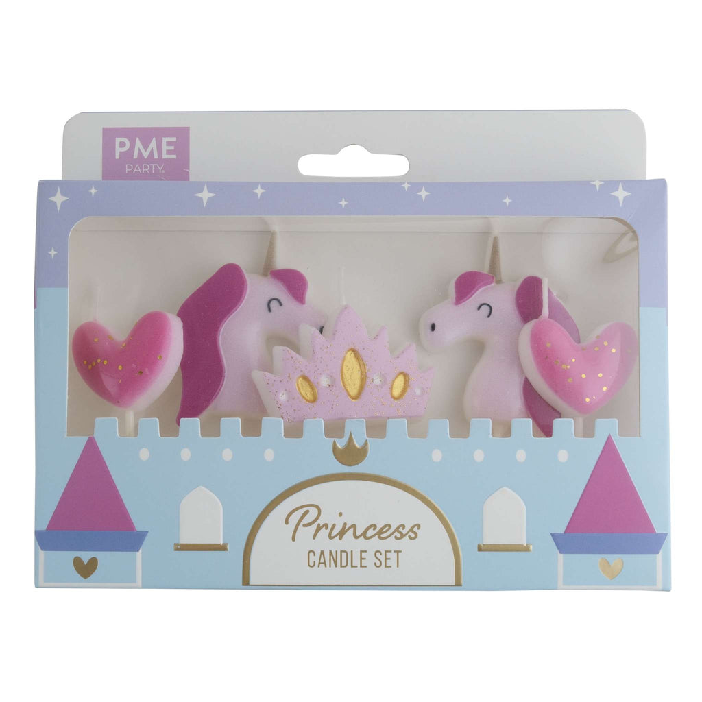 Kaarsenset - Prinses - 5 stuks