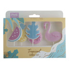 Tropical Candles Set Of 5