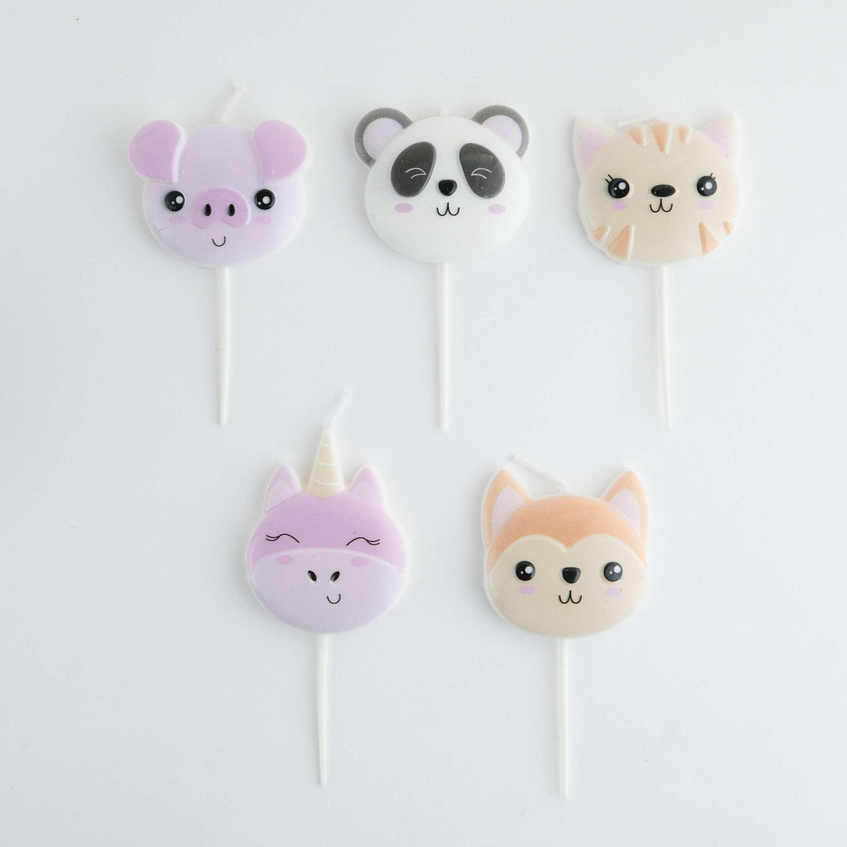 Kawaii Pals Candles Set Of 5