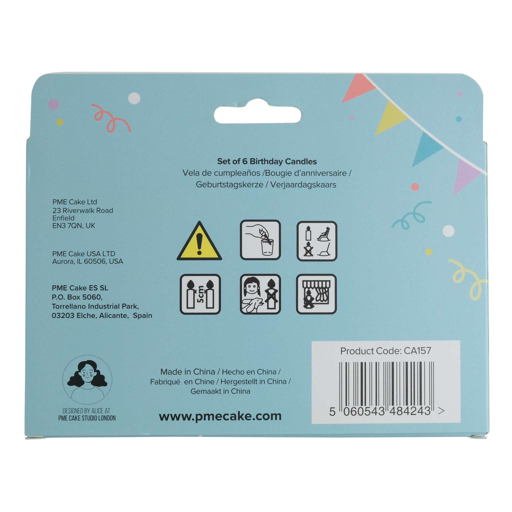 Balloon Dogs Candles Set Of 6