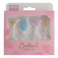Velas - Cocteles - Set de 4