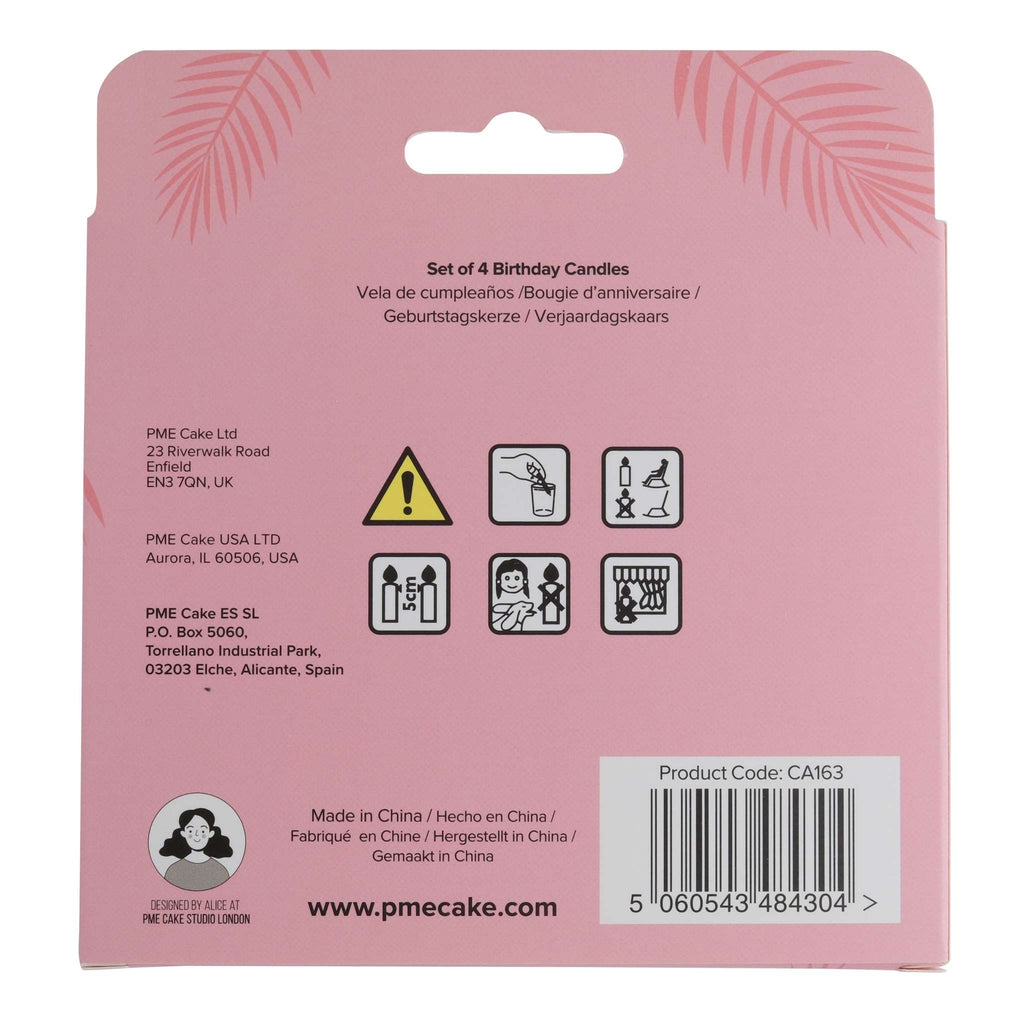 Velas - Cocteles - Set de 4