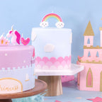 Kerzen-Topper - Glitzernder Regenbogen
