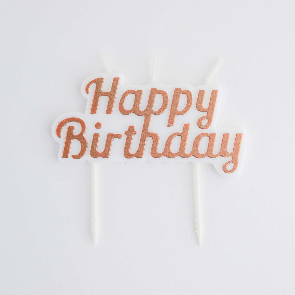 Happy Birthday Candle Topper