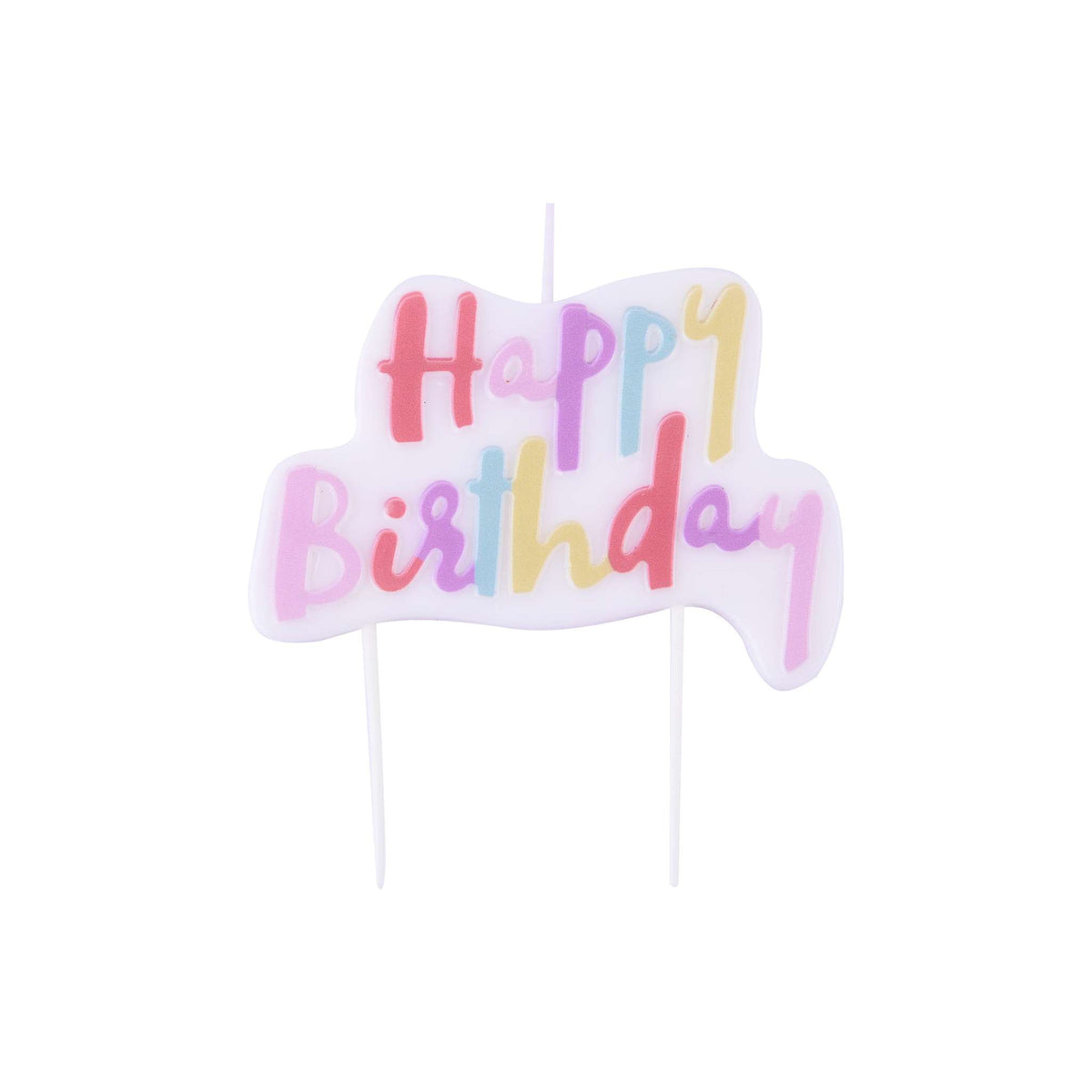 Adorno para Vela - Vela de Cumpleaños Pastel Rosa