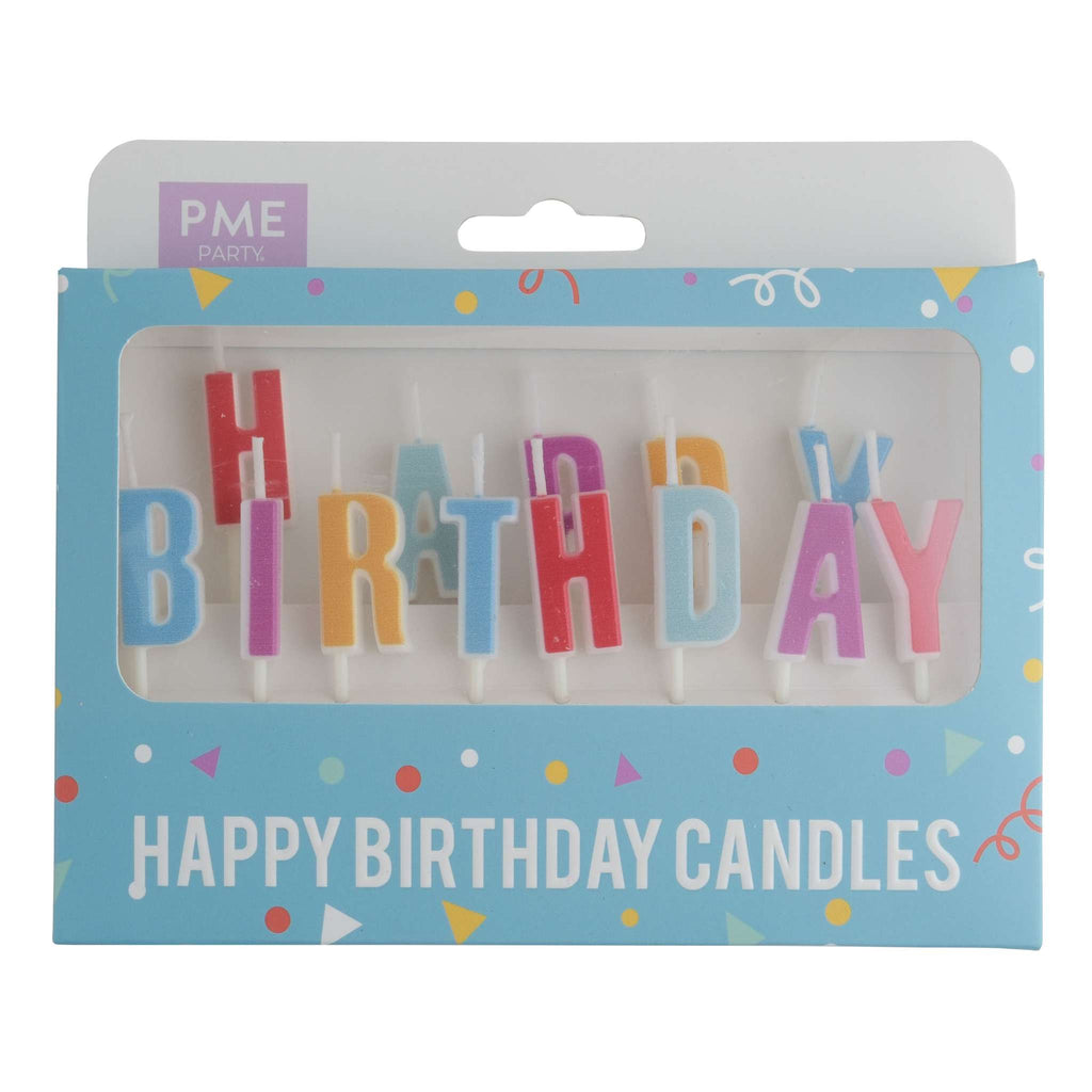 Happy Birthday Candle Set Of 13