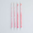 Kerzen - Pink Marmor Pk/6