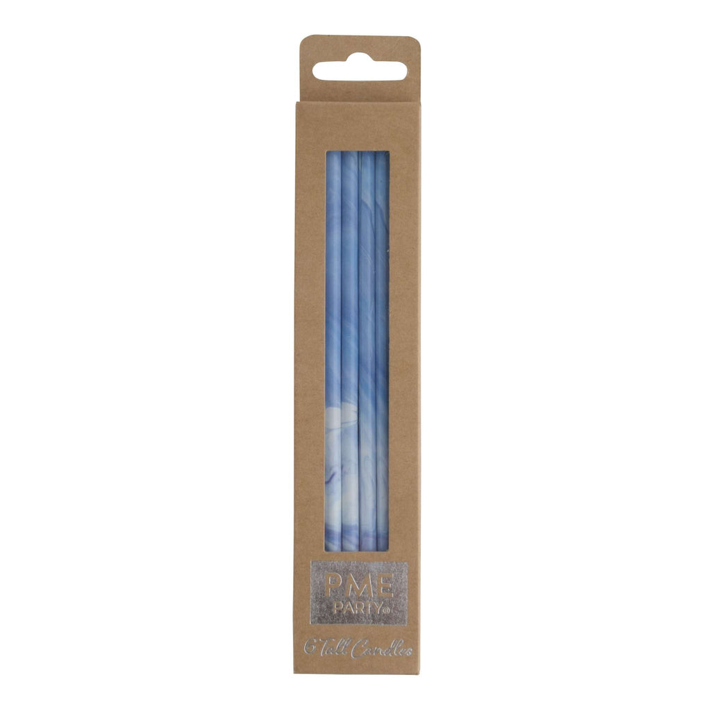 Velas Altas - Mármol Azul Pk/6