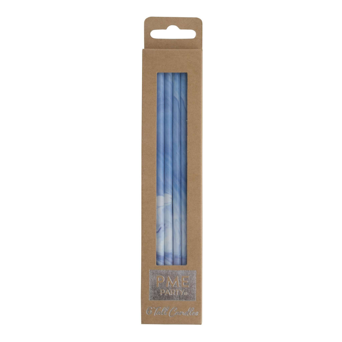 Velas Altas - Mármol Azul Pk/6