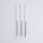 Bougies Hautes - Paillettes Argent Pqt/16