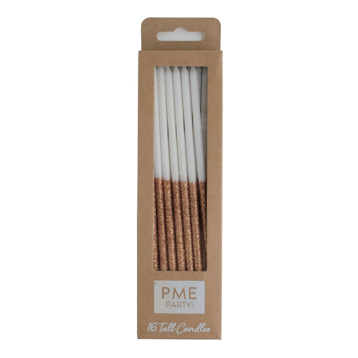 Velas Altas - Purpurina Oro Rosa Pk/16
