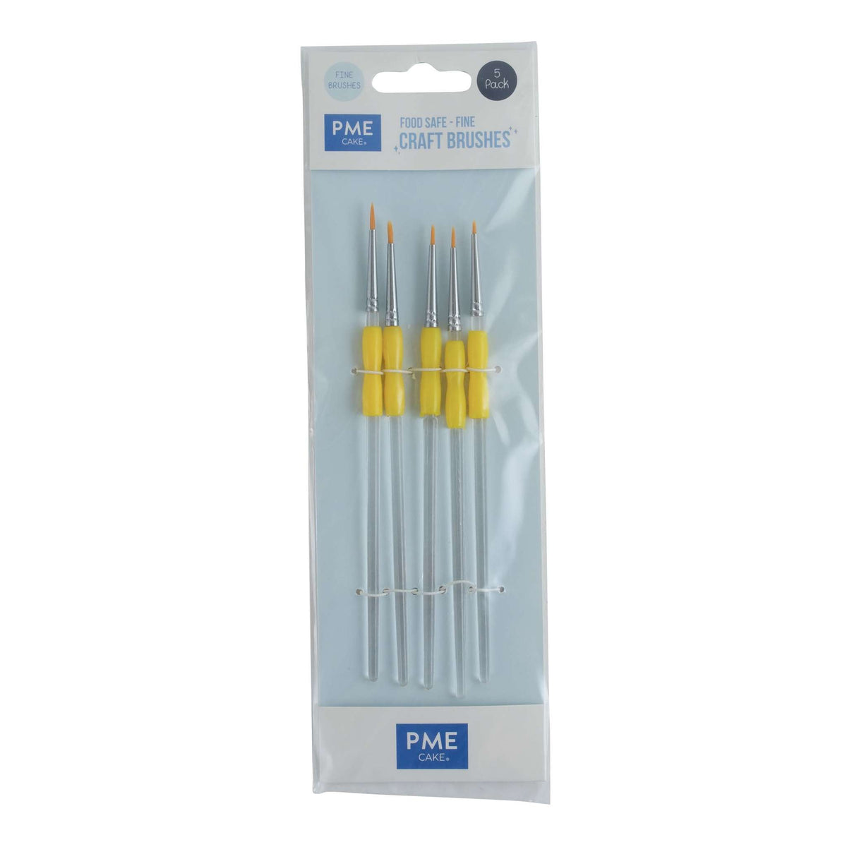 Feine Handwerks-Pinsel Set mit 5 Stück