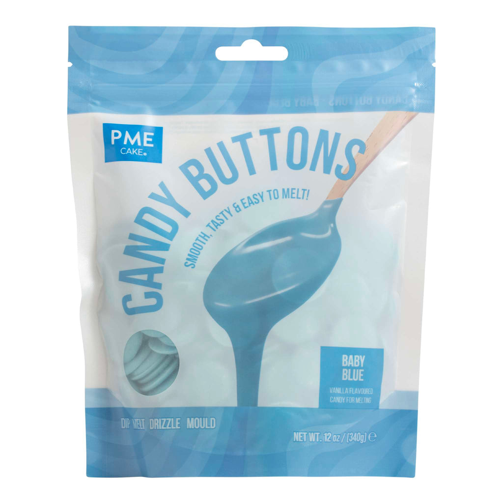 Candy Buttons - Bleu bébé (340g / 12oz)