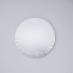 Cake Board redonda para Tarta con bordes lisos, Plata (8" / 20cm)