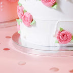 Cake Board redonda para Tarta con bordes lisos, Plata (8" / 20cm)