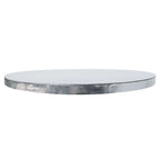Cake Board redonda para Tarta con bordes lisos, Plata (10" / 25cm)