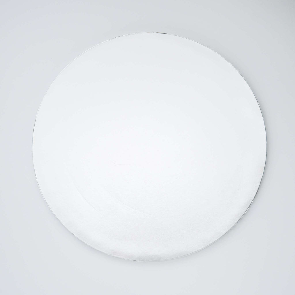 Cake Board redonda para Tarta con bordes lisos, Plata (14" / 35cm)