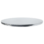 Cake Board redonda para Tarta con bordes lisos, Plata (14" / 35cm)