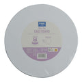 Cake Board redonda para Tarta con bordes lisos, Blanco (8" / 20cm)