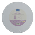 Cake Board redonda para Tarta con bordes lisos, Blanco (8" / 20cm)