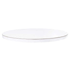Plateaux à gâteau Ronds avec bordure lisse, Blanche (12" / 30cm)