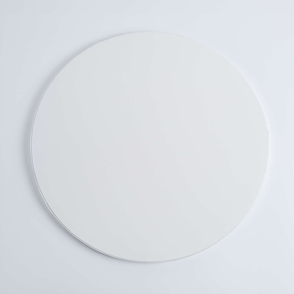Cake Board redonda para Tarta con bordes lisos, Blanco (14" / 35cm)