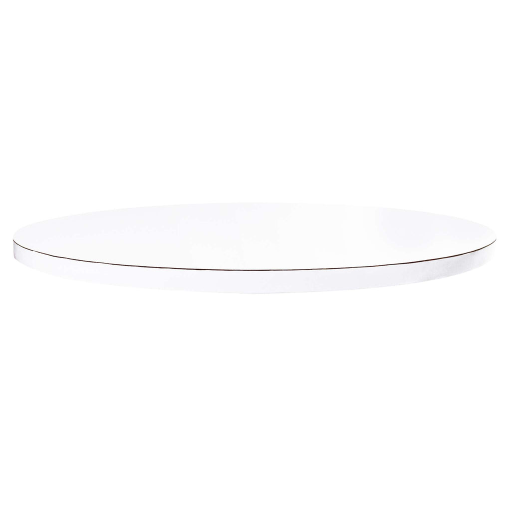 Cake Board redonda para Tarta con bordes lisos, Blanco (14" / 35cm)