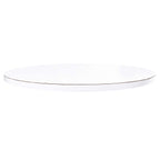Cake Board redonda para Tarta con bordes lisos, Blanco (14" / 35cm)