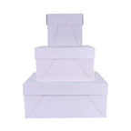 Value Cake Box (178 x 178 x 152 / 7 x 7 x 6”), Set of 3