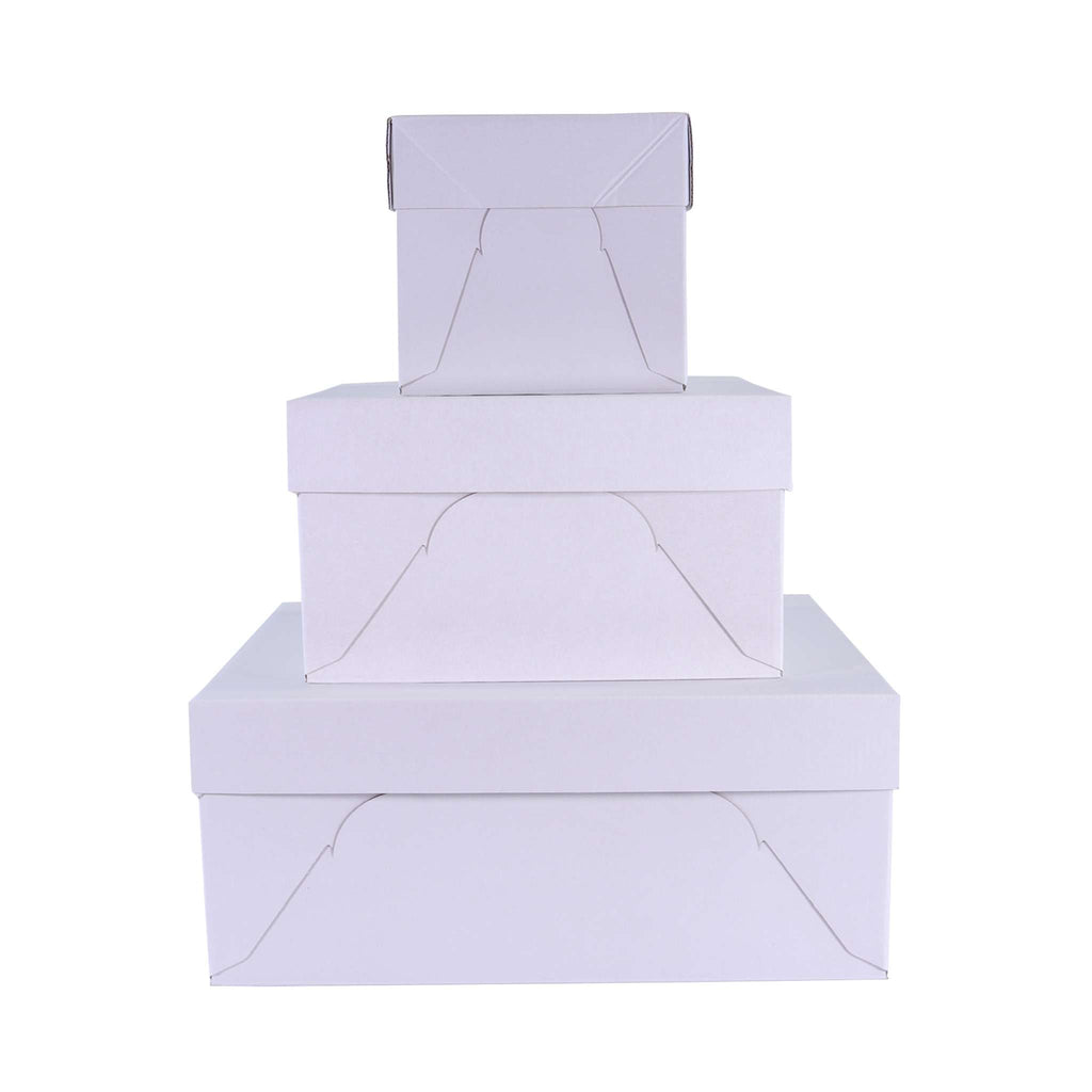 Value Cake Box (229 x 229 x 152 / 9 x 9 x 6”), Set of 3