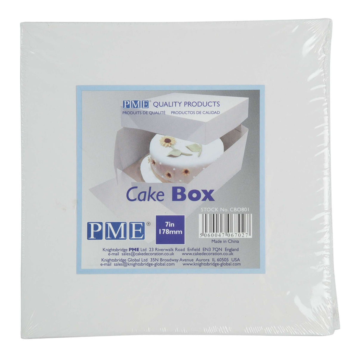 Kuchenbox (178 x 178 x 152 / 7 x 7 x 6")