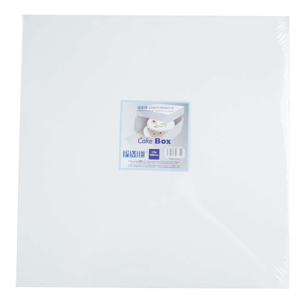 Square Premium Heavy Duty Cake Box (17" / 43cm)