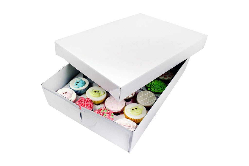 Caja para Cupcakes 24 Unidades, Estándar 90mm (3,4 Pulgadas)