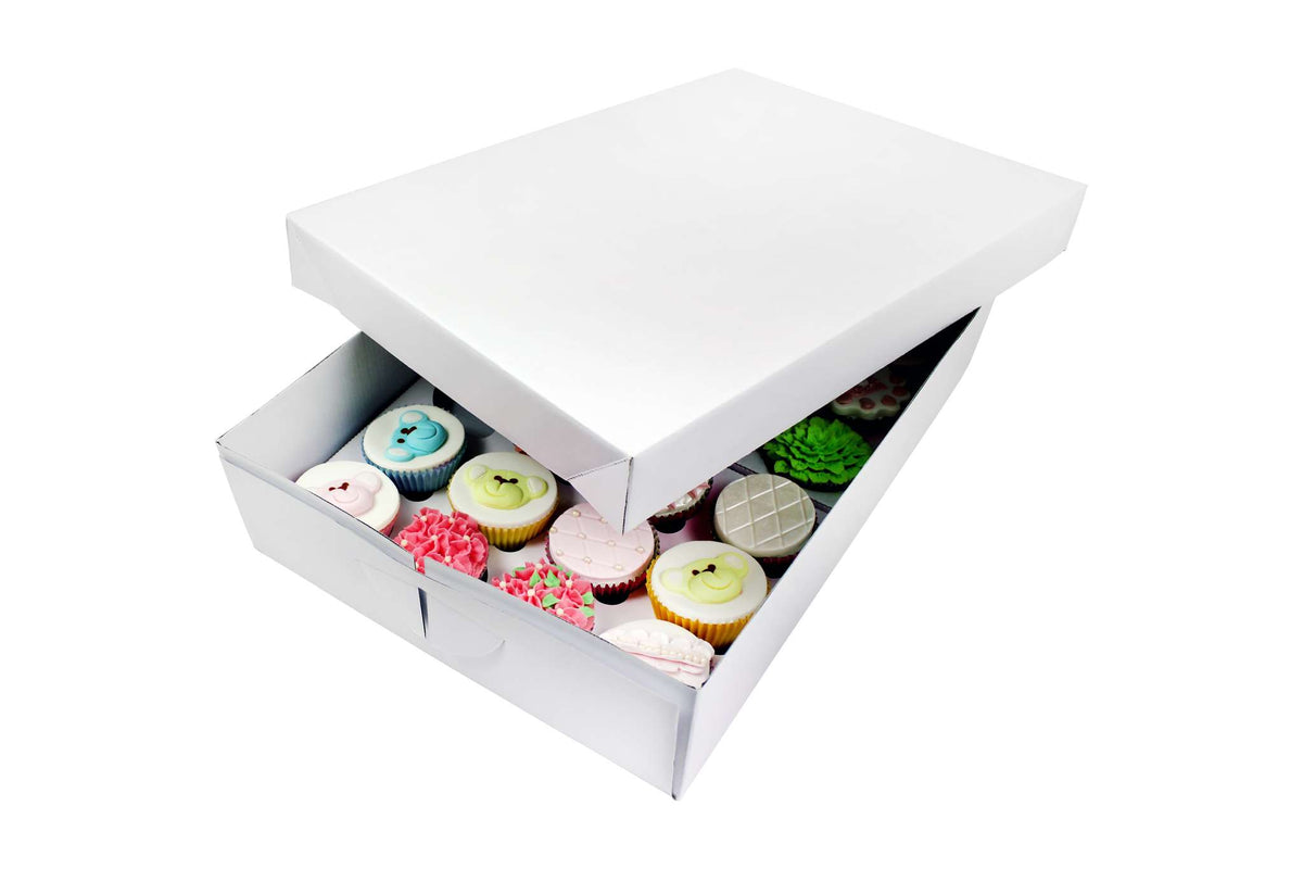 Caja para Cupcakes 24 Unidades, Estándar 90mm (3,4 Pulgadas)