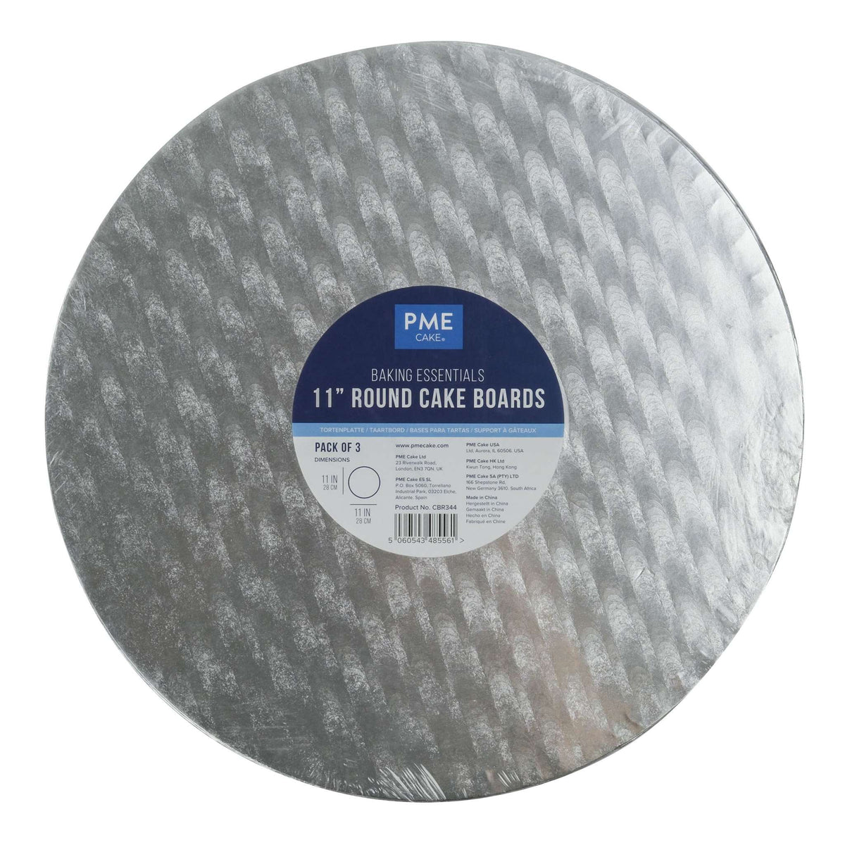 Value Round Cake Board (279mm / 11”), Set of 3