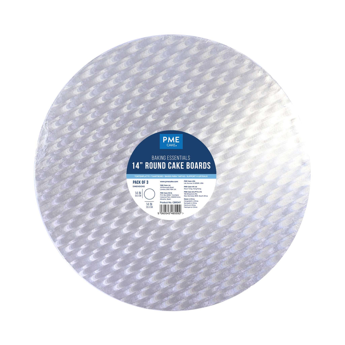 Value Round Cake Board (355mm / 14”), Set of 3