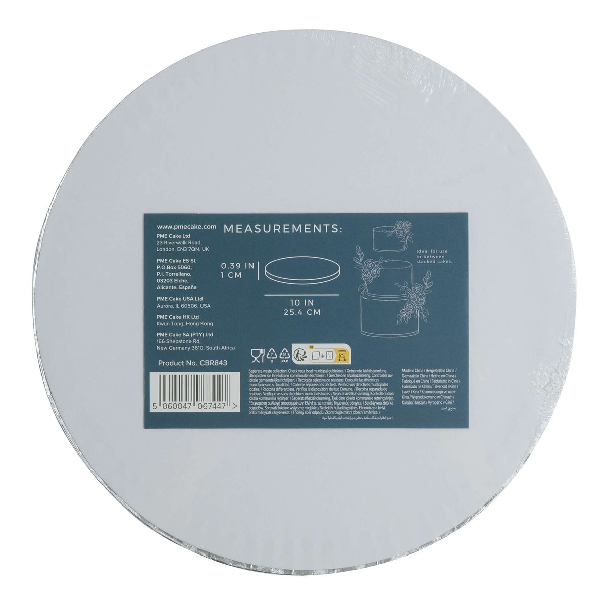Runde Tortenplatte (254mm / 10")