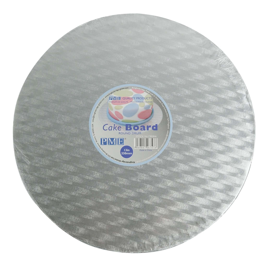 Cake Drum Redondo para Tarta de 33cm (13 Pulgadas), Grosor 11mm