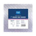 Backzubehör Quadratische Kuchenplatte (178mm / 7"), 3er-Set