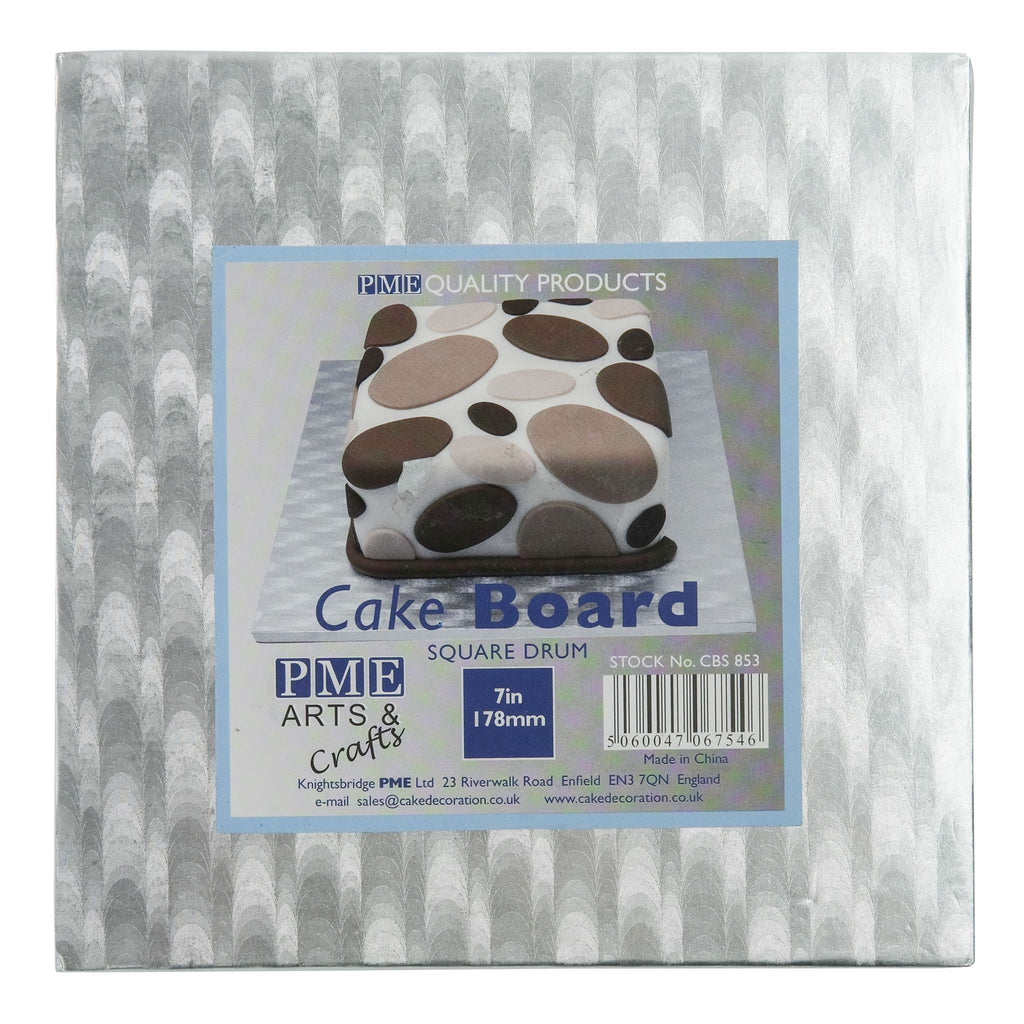 Square Premium Heavy Duty Cake Board (7" / 17.8cm)